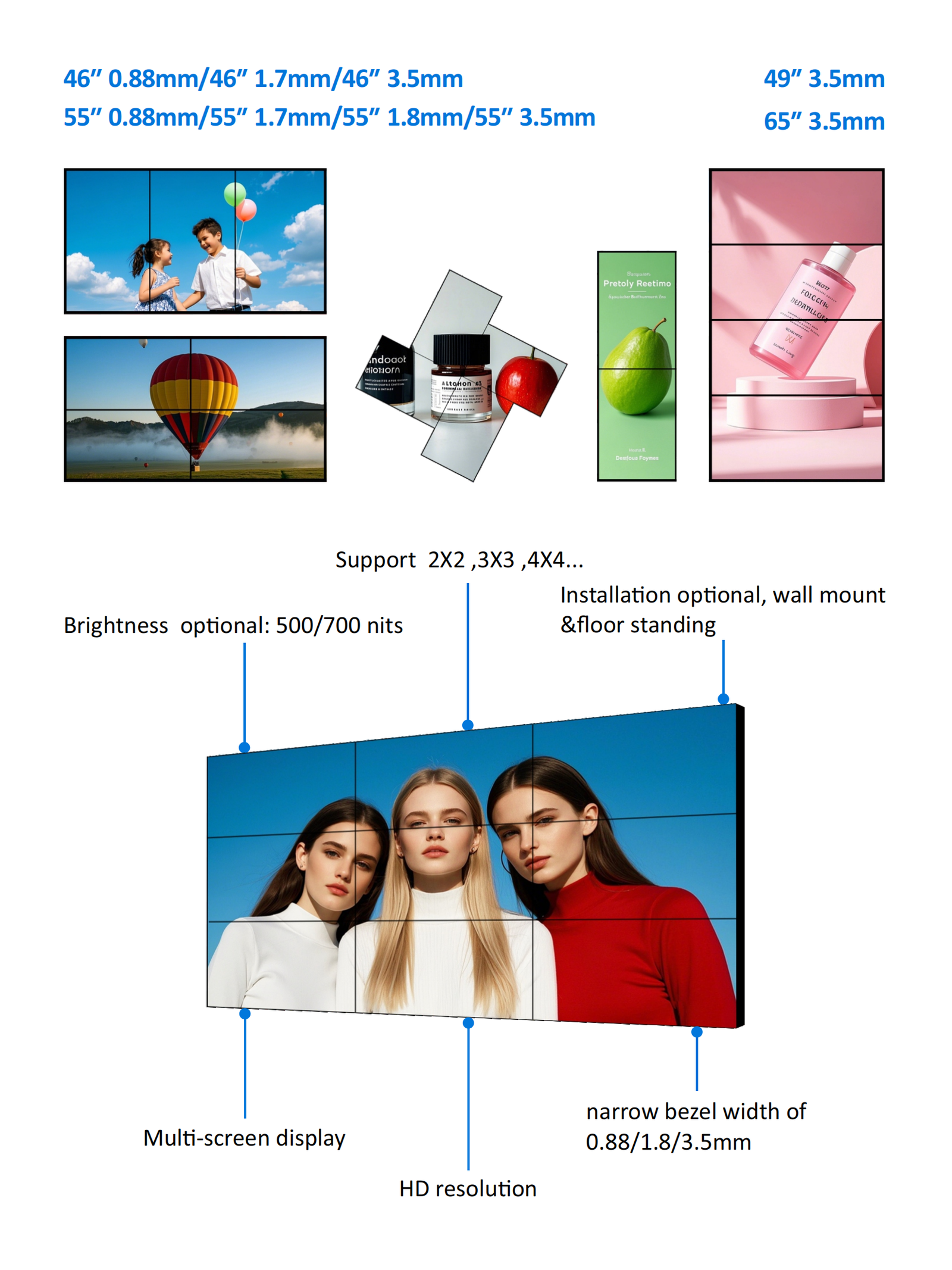 indoor lcd video wall