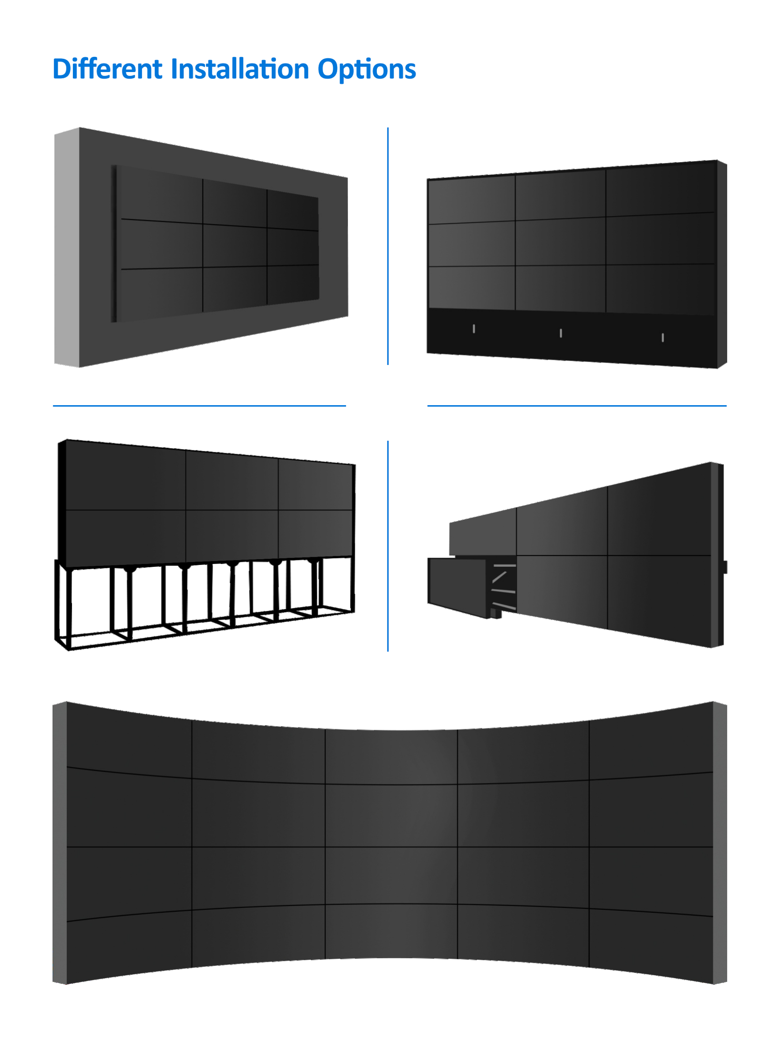 indoor lcd video wall
