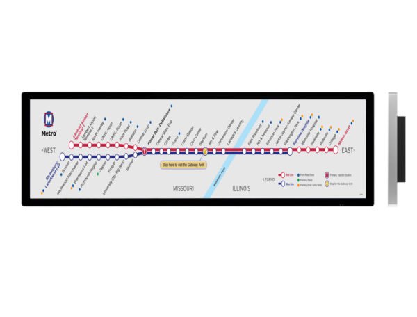 stretched lcd bar