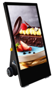 portable outdoor walker signage